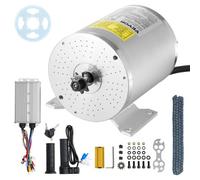 VEVOR Kit Motore Elettrico Senza Spazzole 3000 W Motore Elettrico 72 V a 4900 Giri/min con Regolatore di Velocità Aggiornato e kit Impugnatura Acceleratore per Bici Elettrica, Moto, Scooter, Fai da Te