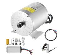 VEVOR Kit Motore Elettrico Senza Spazzole da 1800 W Motore Elettrico 48 V a 4500 Giri/min con Regolatore di Velocità Aggiornato e Kit Acceleratore a Pedale per Bici Elettrica, Moto, Scooter, Fai da Te