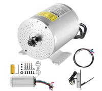 VEVOR Kit Motore Elettrico Senza Spazzole da 1800 W Motore Elettrico 48 V a 4500 Giri/min con Regolatore di Velocità Aggiornato e Kit Acceleratore a Pedale per Bici Elettrica, Moto, Scooter, Fai da Te