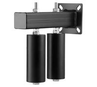 VEVOR Kit per Cancello Scorrevole, Kit Ferramenta per Cancello Scorrevole, Rulli Cancello Regolabili Universali, Rullo Guida per Cancello Scorrevole e Porta Resistente con Staffa a T, Diametro 60 mm