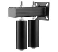 VEVOR Kit per Cancello Scorrevole, Kit Ferramenta per Cancello Scorrevole, Rulli Cancello Regolabili Universali, Rullo Guida per Cancello Scorrevole e Porta Resistente con Staffa a T, Diametro 60 mm