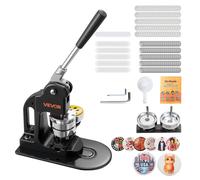 VEVOR Kit per Fustellatrice Manuale di Badge 58 mm 500 Pezzi Parti per Bottoni