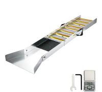 VEVOR Kit per Ricerca d'Oro Lavaggio d'Oro Pieghevole in Lega di Alluminio da50", Attrezzatura Leggera per Ricerca d'Oro, con Muschio del Minatore, Fiume, Ricerca dell'Oro