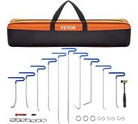 VEVOR Kit per rimozione di ammaccature, 20 Pezzi Aste per ammaccature in Acciaio Inossidabile, Strumenti per Riparazione ammaccature da grandine per ammaccature minori