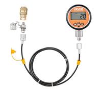 VEVOR Kit per Test di Pressione Idraulica Digitale, Manometro da 10000 PSI con 1 Manometro, 1 Raccordo di Prova, 1 Raccordo a Sgancio Rapido, 1 Tubo Flessibile per Macchine Edili Escavatrici