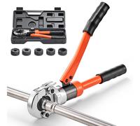 VEVOR Kit Pinza Crimpatrice Idraulica per Tubi in Acciaio Inox Raccordi per Tubi