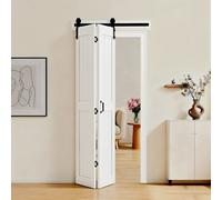 VEVOR Kit Porte Libro e Soffietto da 914 x 2134 x 35 mm, in MDF per Armadio con Kit Ferramenta, Design Salvaspazio con Telaio a H, Assemblaggio Autonomo per Camera da Letto, Guardaroba, Bianco
