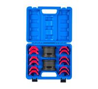 VEVOR Kit Pressa per Cuscinetti, 14 Pezzi, per Guarnizioni dei Cuscinetti con Boccole e Adattatori, per l'Installazione e la Rimozione delle Guarnizioni in Acciaio al Carbonio con Custodia