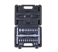 VEVOR Kit Pressa per Cuscinetti, 25 Pezzi, per Piste e Guarnizioni dei Cuscinetti con Boccole e Chiavi, per l'Installazione e la Rimozione delle Guarnizioni in Lega di Alluminio con Custodia