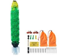 VEVOR Kit rete per recinto elettrico per pecore 0,88 x 49,98 m pali chiodati