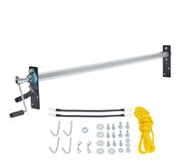 VEVOR Kit Rullo per Telone da Rimorchio Manuale Cassone Ribaltabile 1,6-2,6 m