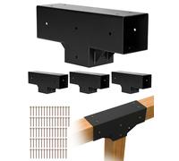VEVOR Kit Staffe per Pergola 92 x 92 mm Kit di Staffe per Gazebo in Legno 4 PZ