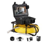 VEVOR Kit Telecamera per Ispezione Tubi di Fognatura Schermo 720p 9 Pollici