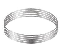VEVOR Lama a Nastro per Taglierina Elettrica per Ossa, 5 pezzi 1300 x 16 x 0,56 mm, Lame a Nastro per Carne in Acciaio al Carbonio di Ricambio per Macchine Taglia Ossa commerciali