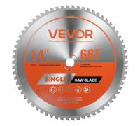 VEVOR Lama Circolare per Troncatrice Ø 355 mm, Lama da Taglio per Troncatrice Circolare, 66 Denti, Spessore 2,4mm, per Lavorazione di Legno Taglio di Metallo Alluminio Acciaio