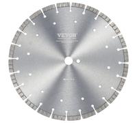VEVOR Lama diamantata per cemento denti ondulati umido/asciutto 35 cm