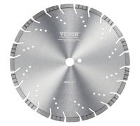 VEVOR Lama diamantata lama per cemento denti inclinati a umido/a secco 35 cm