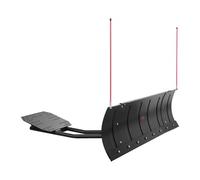 VEVOR Lama Spazzaneve Regolabile da 1092 a 1524 mm di Larghezza, Attacco Spazzaneve Universale con Alette in Gomma, Lama in Acciaio Resistente, Compatibile con la Maggior Parte di UTV e ATV