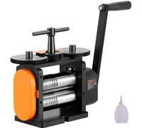 VEVOR Laminatoio Manuale per Gioielli a Rulli Larghezza 57 mm Ingranaggio 1: 2
