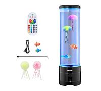 VEVOR Lampada a Tubo a Bolle, 16 Effetti di Luce Cangianti, Lampada Sensoriale a Bolle con Altoparlante Bluetooth Integrato e Rumore Bianco, per Camera da Letto, Soggiorno e Arredamento per Casa