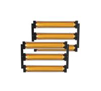 VEVOR Lampada di polimerizzazione a infrarossi 3000 W, lampada riscaldante a polimerizzazione, confezione da 2, asciugatura rapida, 120 x 100 cm², zona di riscaldamento, cabina di spruzzatura cottura