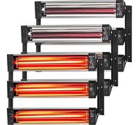 VEVOR Lampada Cabina Spruzzo Riscaldante Verniciatura Infrarossi 3 Set 3000W