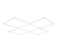 VEVOR LED Lampada da garage 5 quadrati 22000 lm plafoniera da officina cantina