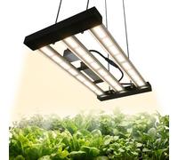 VEVOR Lampada per Coltivazione LED da 200 W a Spettro Completo per Piante Dimmerabile, per Piante da Interno, per Tenda da Coltivazione, Gamma Spettro 400-740 nm, Luminosità Regolabile, Ortaggio
