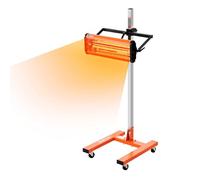 VEVOR Lampada Polimerizzante a Infrarossi 1500 W Temporizzazione 1-60 Minuti Lampada Polimerizzante per Auto con Riscaldamento Automatico con Staffa, per Area di Cottura 0,32 ㎡ per Riparazione in Loco