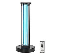 VEVOR Lampada UV, Lampada Ultravioletta da 36 W con Purificatore all'Ozono, Lampada UVC con Timer a 3 Velocità e Telecomando, per Stanze Fino a 37 m², Luci UVO per Soggiorno, Camera da Letto