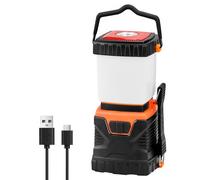 VEVOR Lanterna da Campeggio a LED Tutto in Uno, 1000 LM Torcia da Campeggio Portatile da Esterno, Ricarica USB, Illuminazione 360° per Escursionismo, Pesca, Interruzioni di Corrente, Riparazioni Auto