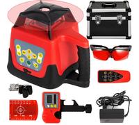 VEVOR Laser Rotante 360° Rosso Autolivellante Livella Rotante a Laser Colore Rosso a 5 Gradi Portata 500 m, Livello Laser IP54 Resistenza all'Acqua, Livello Laser Impermeabile -20ºC - 45ºC