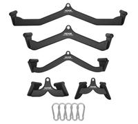 VEVOR LAT Barra per Trazioni Maniglia Attacco V e T Macchina Cavi Palestra Casa