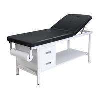 VEVOR Lettino per Massaggi Professionali con Carico di 227 kg e Schienale Regolabile, con 2 Cassetti, Ripiano Portaoggetti e Distributore di Rotoli di Carta per Ospedali e Centri di Riabilitazione