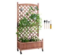 VEVOR Letto Giardino Rialzato Fioriere Rialzate a Traliccio 76 x 33 x 61,4 cm