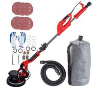 VEVOR Levigatrice per Pareti a Secco 850W, Levigatrice per Pareti a Secco Elettrica, Levigatrice a Nastro per Seghe Pieghevoli, con Impugnatura Telescopica, Velocità Variabile 800-1750 giri / min