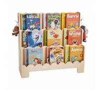 VEVOR Libreria per bambini frontale – 3 ripiani, 2 ganci per zaino