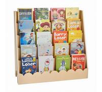 VEVOR Libreria per Bambini Frontale, Libreria per Bambini Porta Libri a 5 Ripiani con 2 Ganci 800 x 300 x 750 mm, per Cameretta dei Bambini, Soggiorno, Cameretta di Gioco