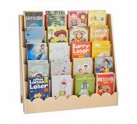 VEVOR Libreria per Bambini Frontale, Libreria per Bambini Porta Libri a 5 Ripiani con 2 Ganci 800 x 300 x 750 mm, per Cameretta dei Bambini, Soggiorno, Cameretta di Gioco