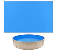 VEVOR Liner per Piscine Rotonde da 350,5 cm, Rivestimento Interno per Piscina Rotonda Fuori Terra con Bordo a Incastro, Pellicola interna in Vinile per Piscine Rotonde con Altezza Parete 120 cm, Blu