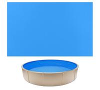 VEVOR Liner per Piscine Rotonde da 350,5 cm, Rivestimento Interno per Piscina Rotonda Fuori Terra con Bordo a Incastro, Pellicola interna in Vinile per Piscine Rotonde con Altezza Parete 120 cm, Blu