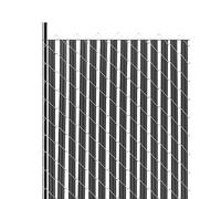 VEVOR Listelli per la Riservatezza con Bloccaggio Inferiore, Listelli Verticali a Parete Singola con Bloccaggio Inferiore per Recinzione a Maglie di Catena in HDPE 1740 mm, Fattoria Nero