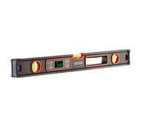 VEVOR Livella Digitale 600 mm, Inclinometro Elettronica Magnetica ad Alta Precisione con Display LED Retroilluminato, Misurazione a 360°, Fiale a Bolla a 0°/45°/90°, IP54 per Falegnameria e Fai da Te