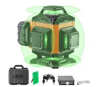 VEVOR Livella Laser Verde Autolivellante 30 m Linea Trasversale per Misurazione