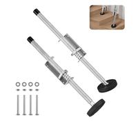 VEVOR Livellatore per Scale, 493 mm in Acciaio 249,5 kg Strumento di Livellamento, Tramoggia di Lancio, Stabilizzatore Scale con Contenitore, Accessori per Scale Estensibili, per Terreni Irregolari