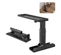 VEVOR Livellatore per Scale, Superficie di Supporto 594,36 mm x 289,5-457,2 mm Strumento di Livellamento per Scale in Acciaio, Tramoggia Pieghevole, per Scale Estensibili per Terreni Irregolari