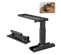 VEVOR Livellatore per Scale, Superficie di Supporto 756,92 mm x 289,5 - 457,2 mm Strumento di Livellamento per Scale in Acciaio, Tramoggia Pieghevole, per Scale Estensibili per Terreni Irregolari