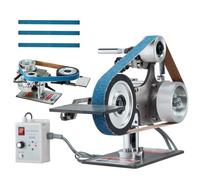 VEVOR Smerigliatrice e levigatrice a nastro 762×25 mm 550W a velocità variabile con VFD e accessori