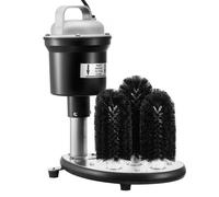 VEVOR Lucidatrice per Bicchieri da Vino, Lucidatrice per Bicchieri a 5 Spazzole, Lucidatrice Elettrica 1200 Tazze/Ora per Bicchieri da Champagne, Boccali Birra, Boccali, per Bar, Ristoranti, Cucine