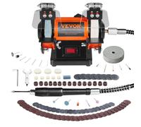 VEVOR Lucidatrice per Gioielli da Banco 50 W 3590 giri/min Altezza Centrale 7 cm